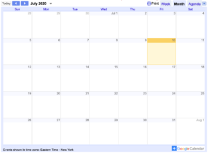 Calendar